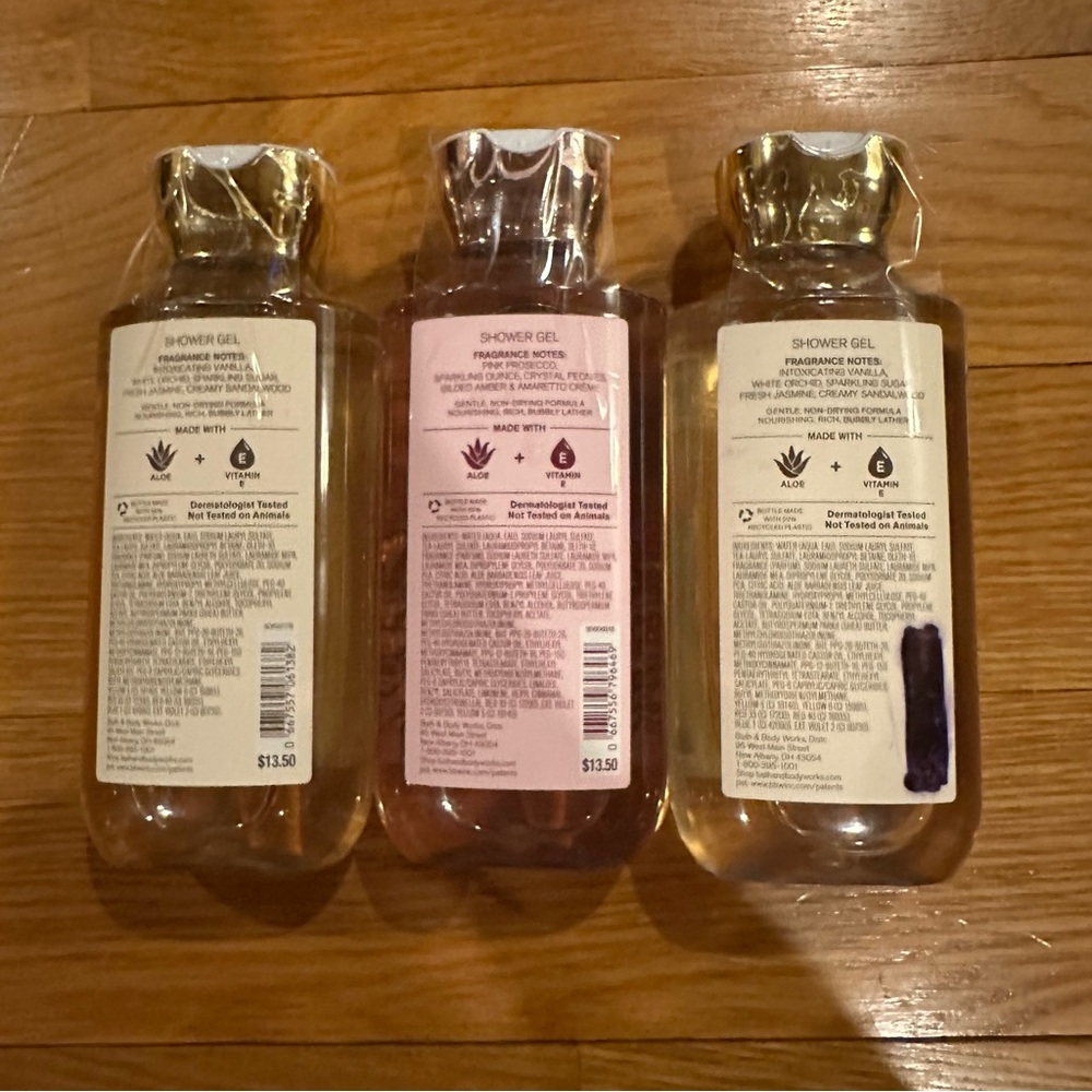 Bath & Bodyworks Bundle of 3 Body Washes Warm Sugar Vanilla/ Thousand Wishes NEW - Picture 4 of 4